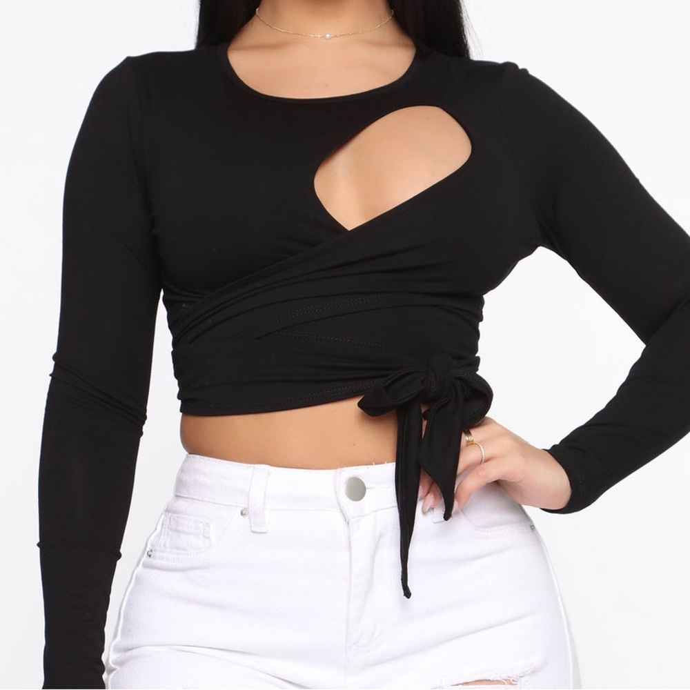 Black Fashion Nova “Focus on a Task top”